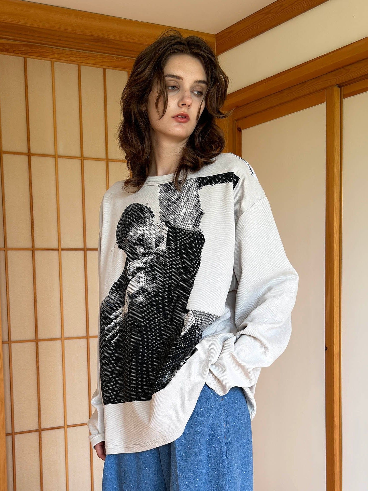 Photo Print Sweatshirt