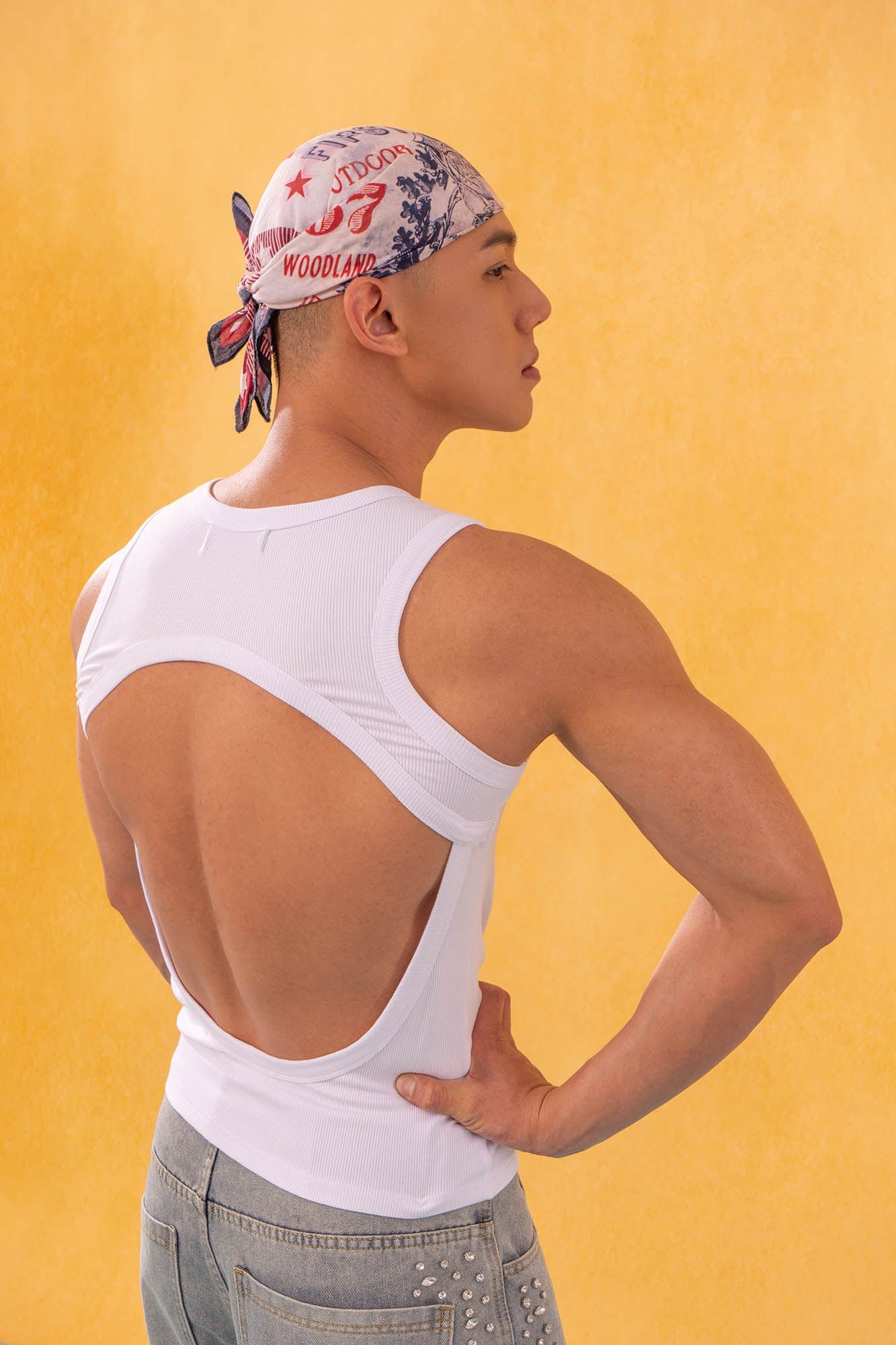 Open Back Muscle Tank