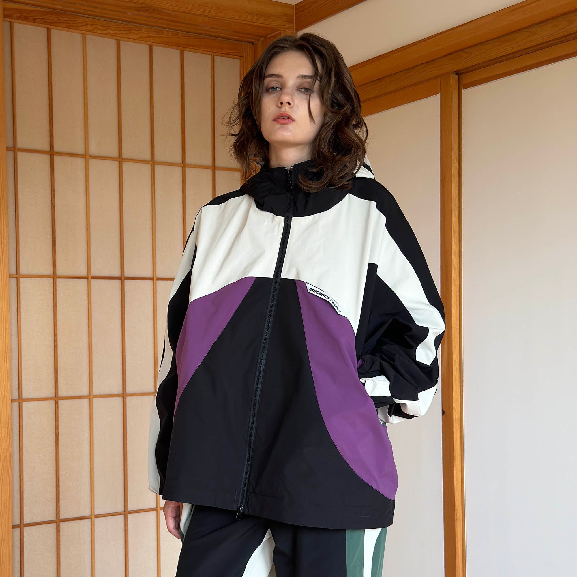 Color Block Windbreaker