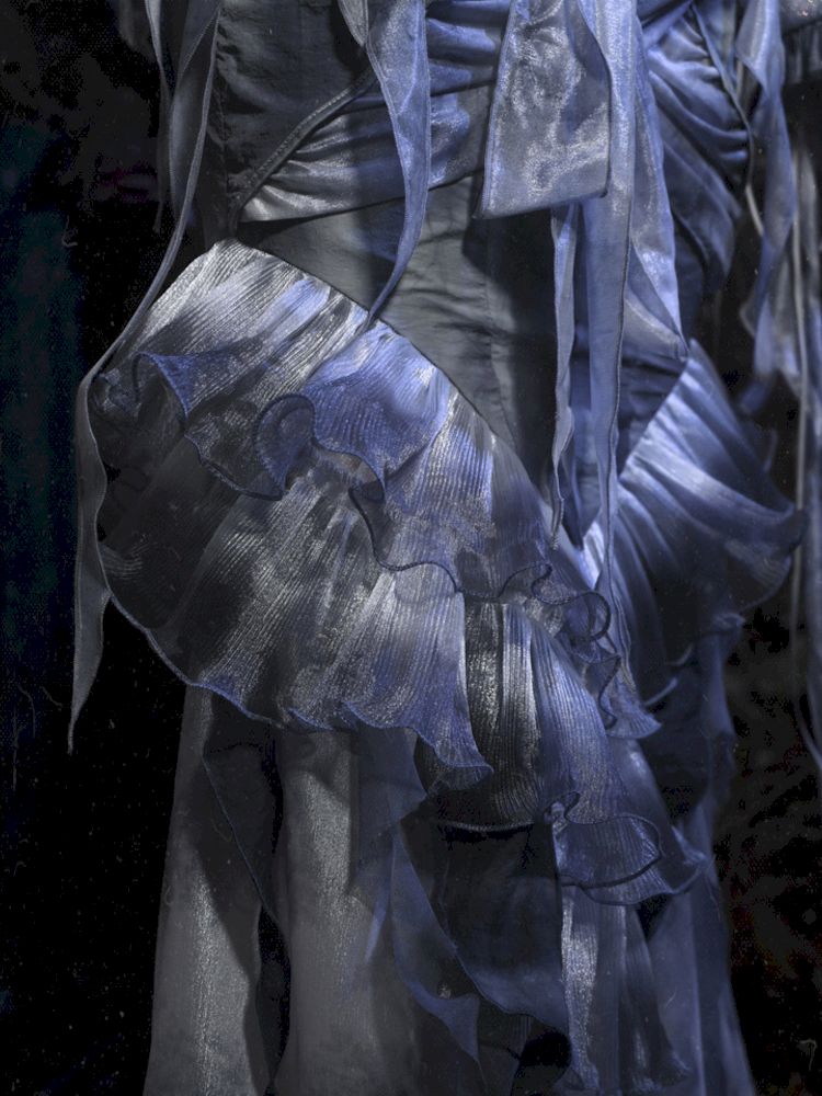 Falda de estilo de sirena gótica etérea