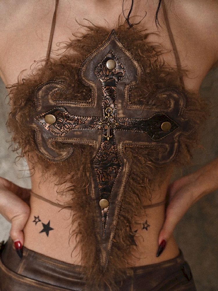 Wasteland Warrior Leather Top