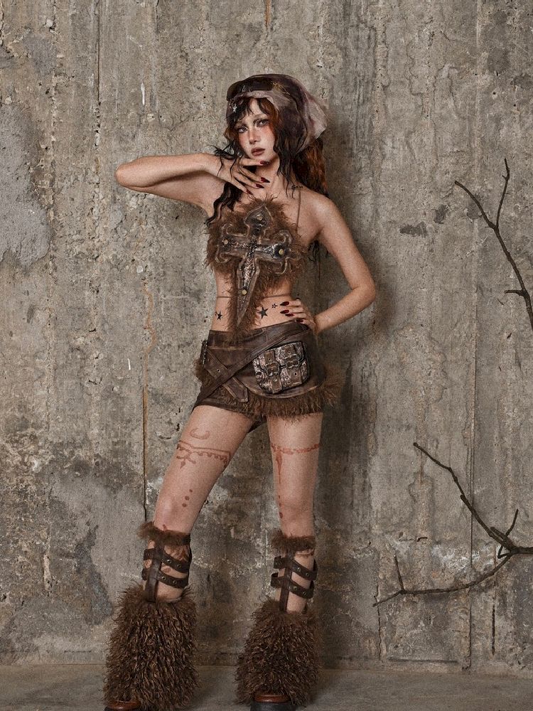 Wasteland Warrior Leather Top