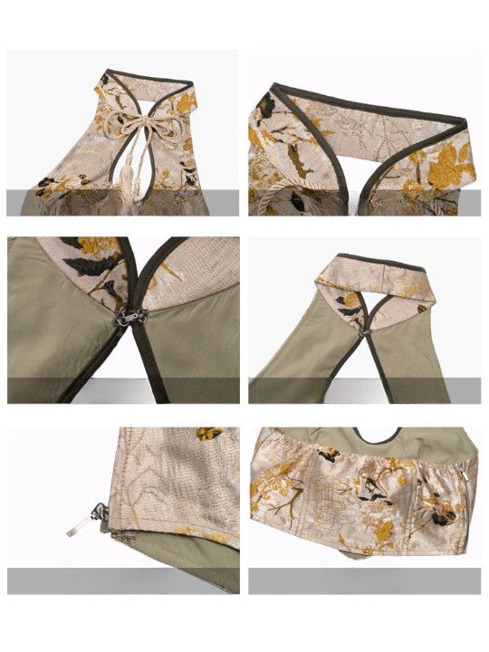 Haut du corset licou floral