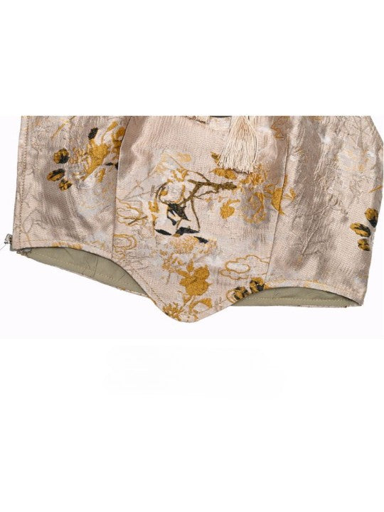 Haut du corset licou floral