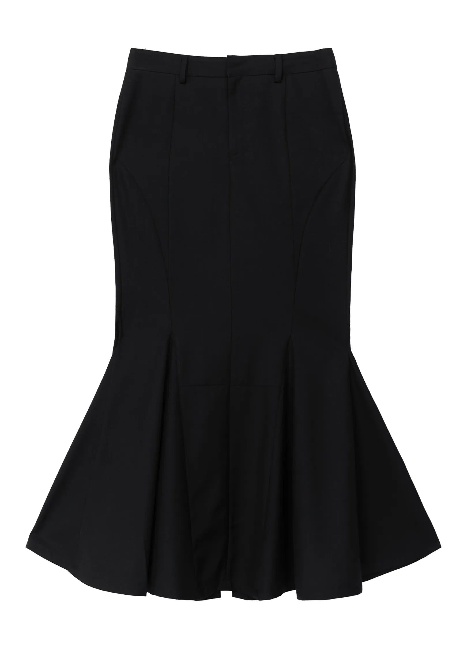 Loose Fishtail Maxi Skirt