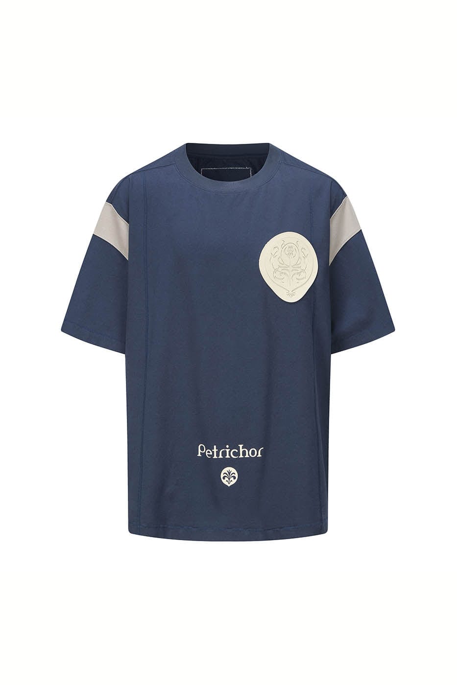 T-shirt de patch en couches