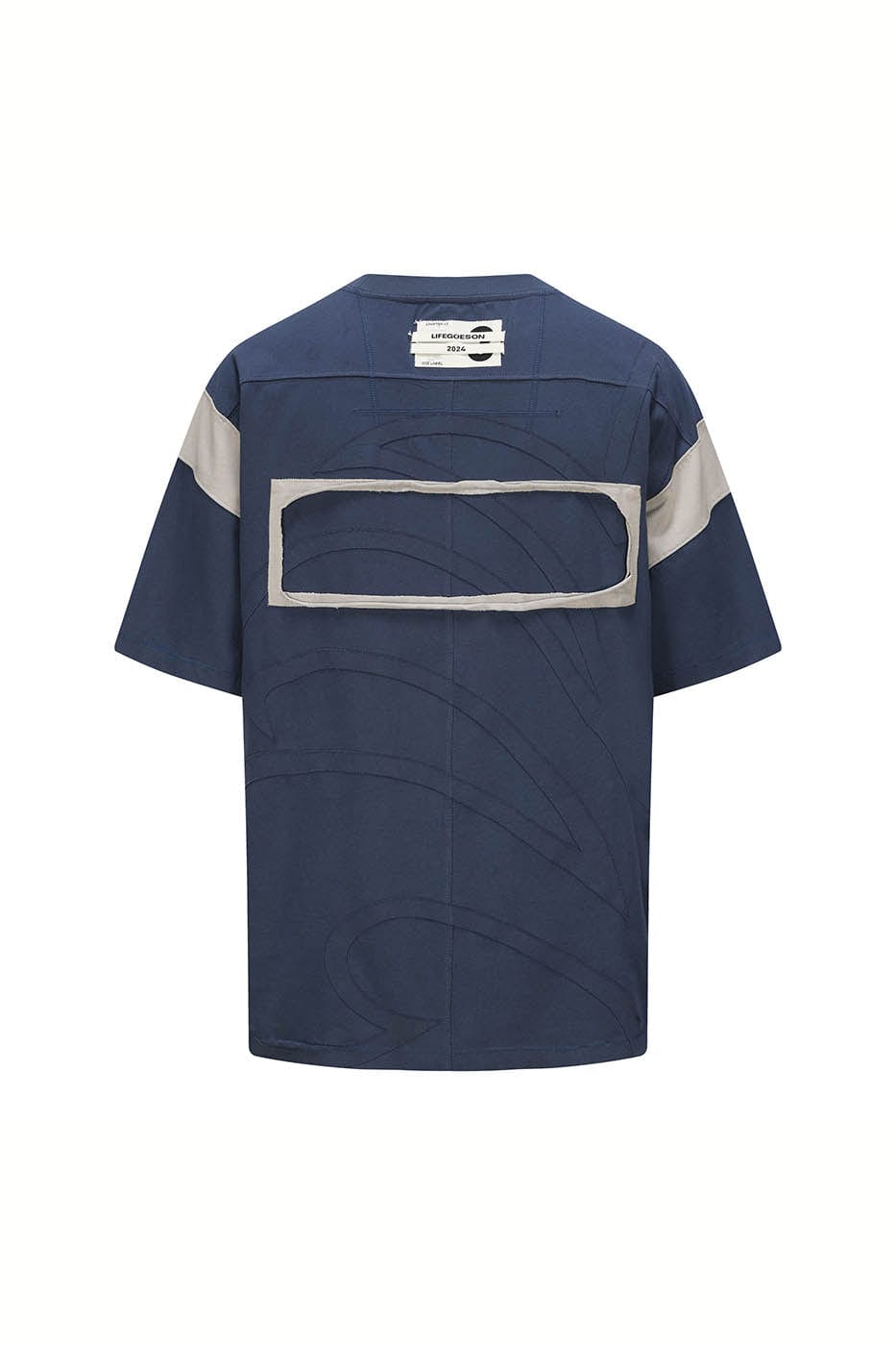 T-shirt de patch en couches