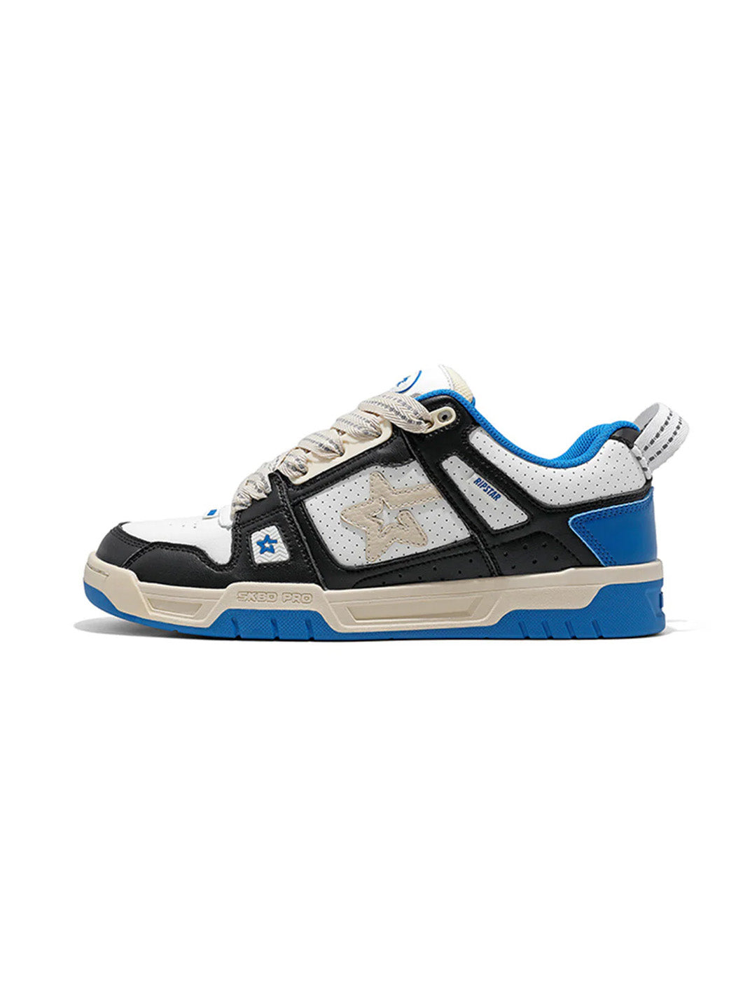 Blue Retro Low Top Casual Sneakers