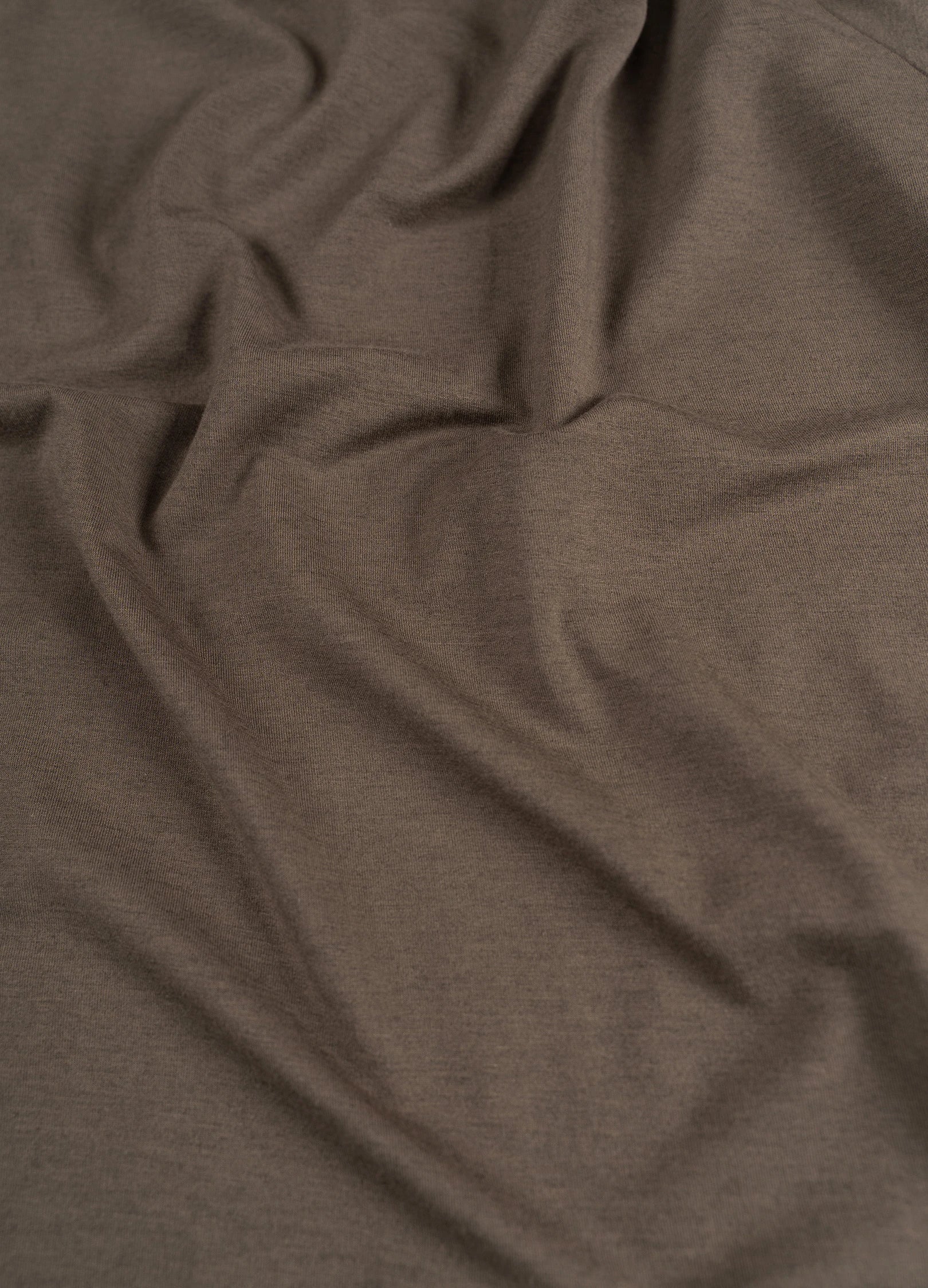 Merino-Blend Mock-Neck Tee