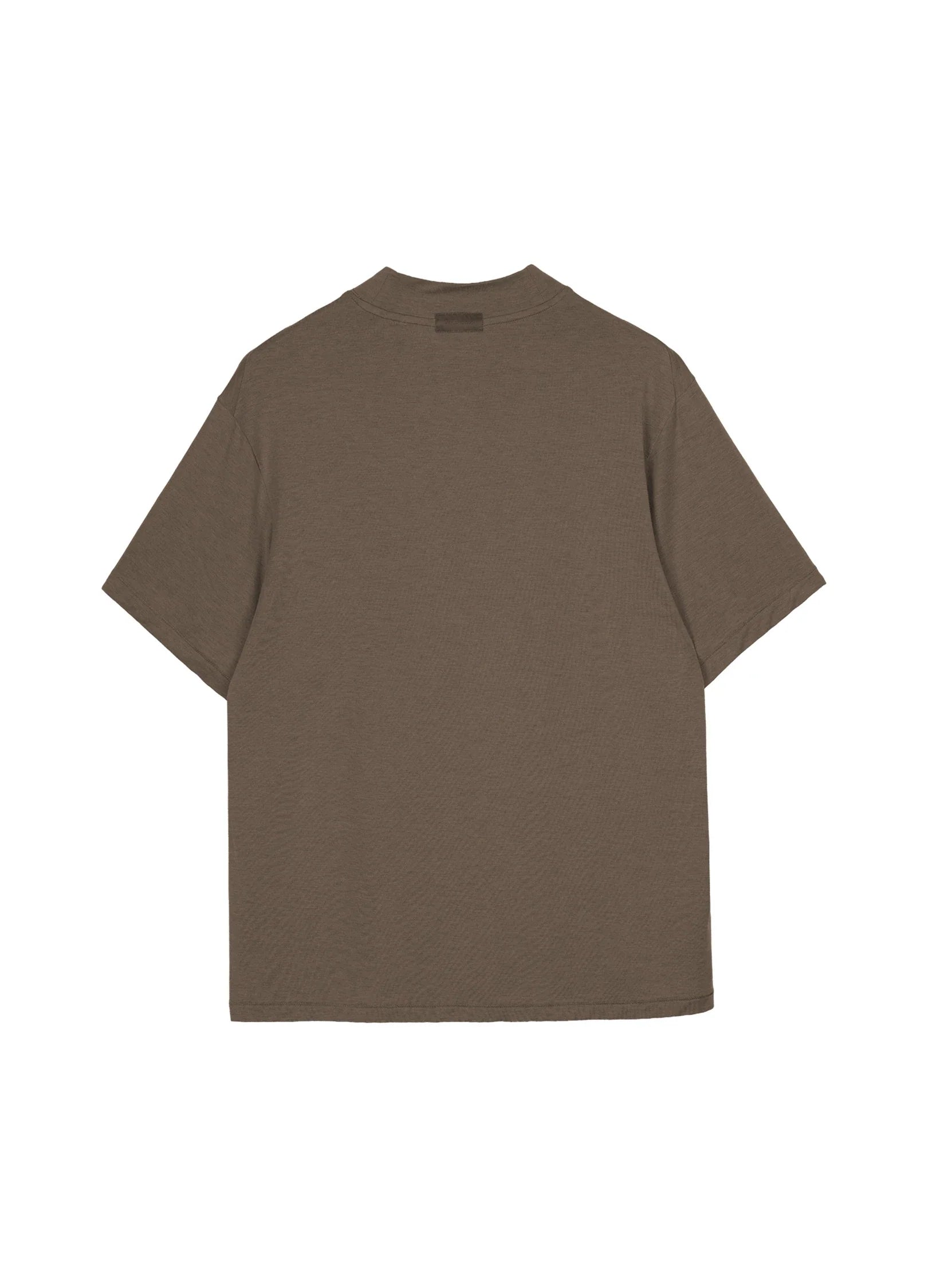 Merino-Blend Mock-Neck Tee