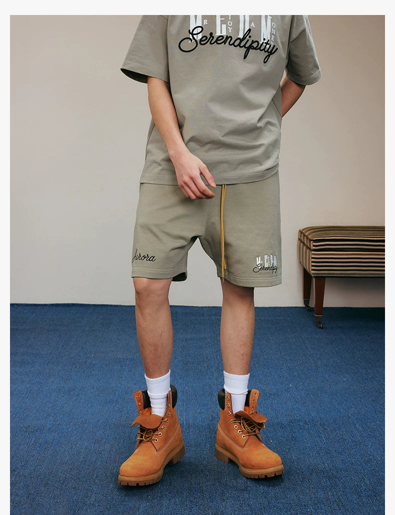 Metroline Drop-Crotch Sweat Shorts