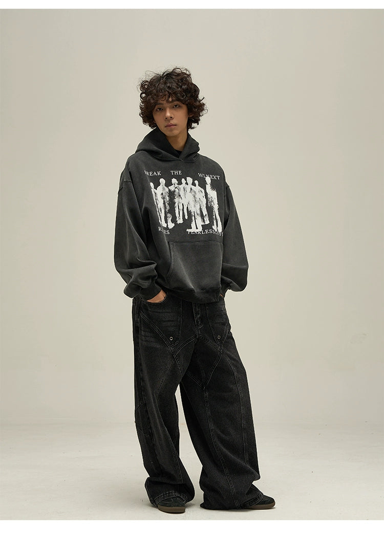 Fearless Graphic Oversized Hoodie