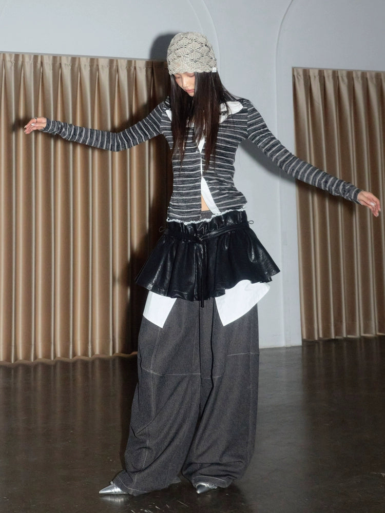 Stratus Stripe Twist Knit Top