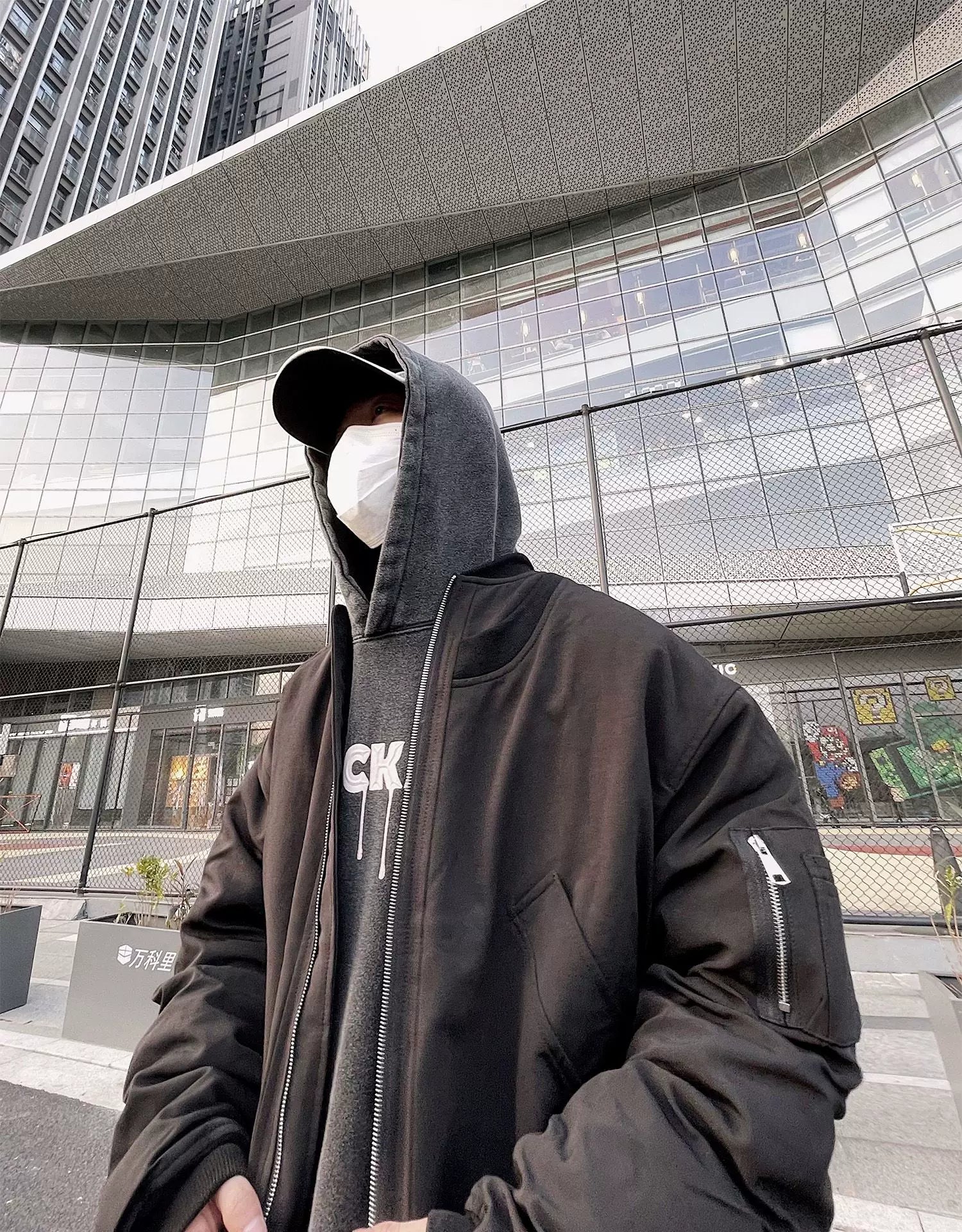 Mono Loop Modular Bomber Jacket