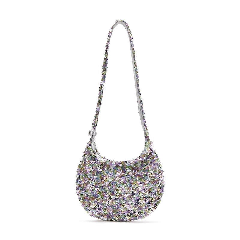 Sequin Waterdrop Party Shoulder Bag - Fantasy