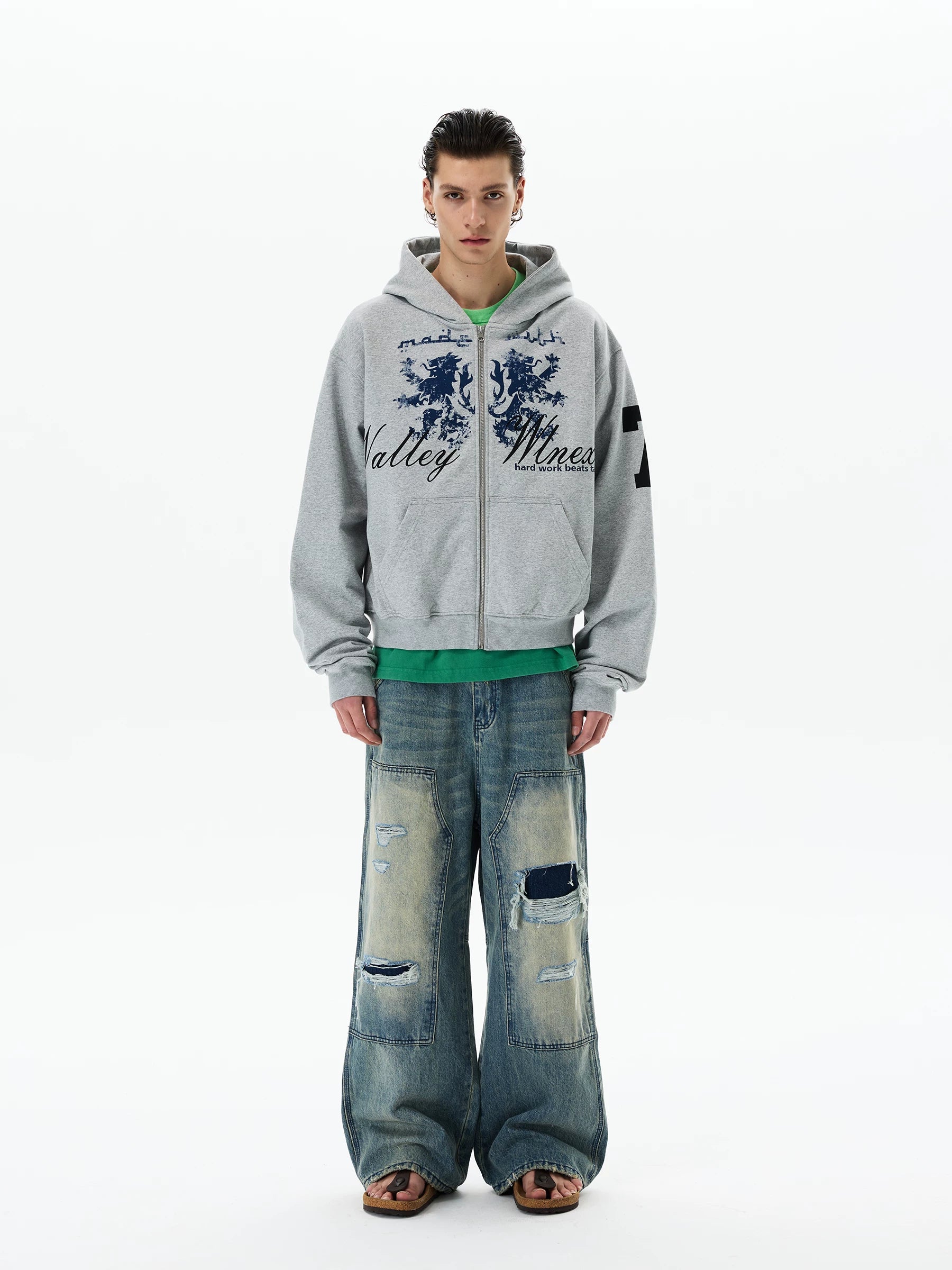 Valley Mines Crest Zip Hoodie