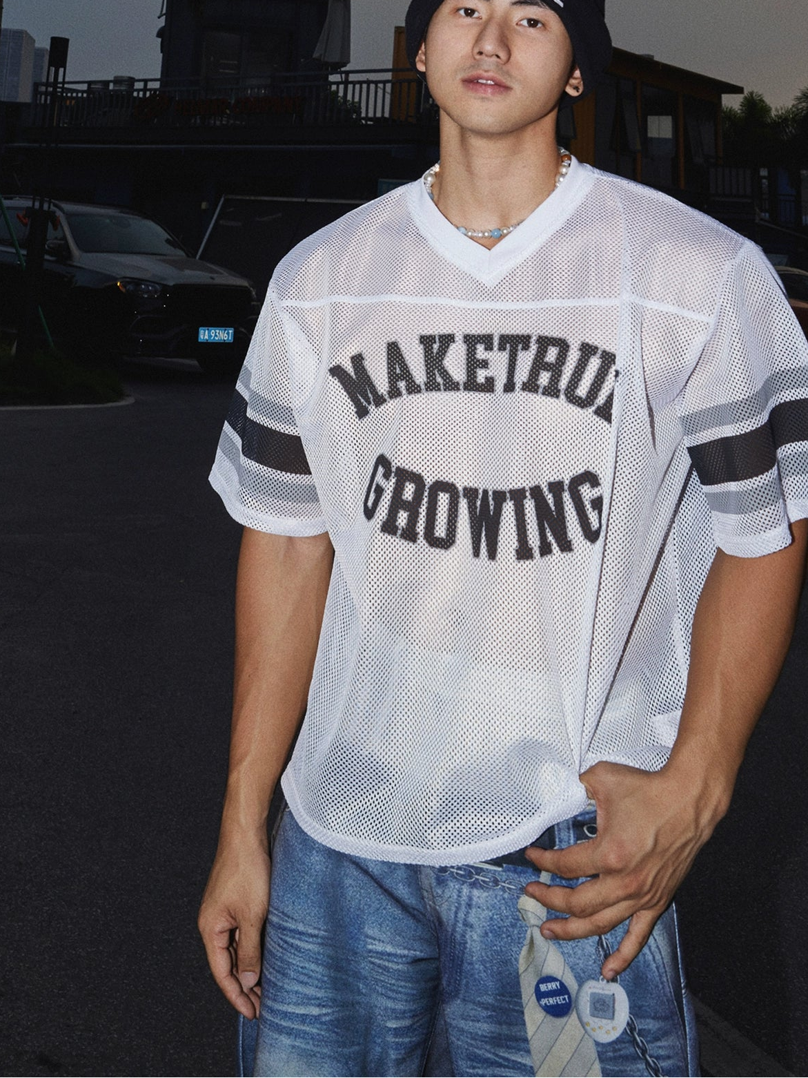 MakeTrue Mesh Varsity Tee