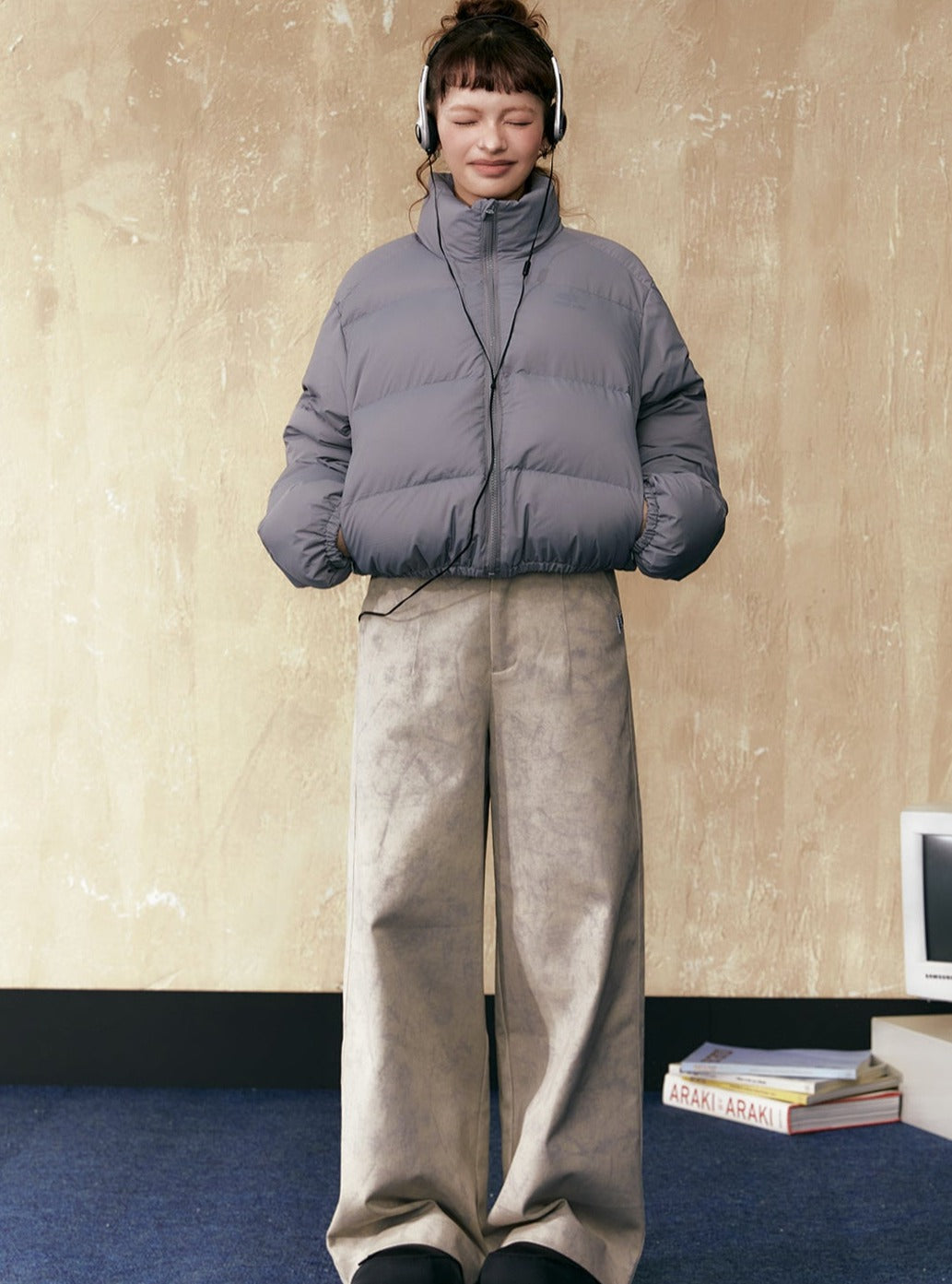 Urban Short Style 90Fil Puffer Jacket - chiclara