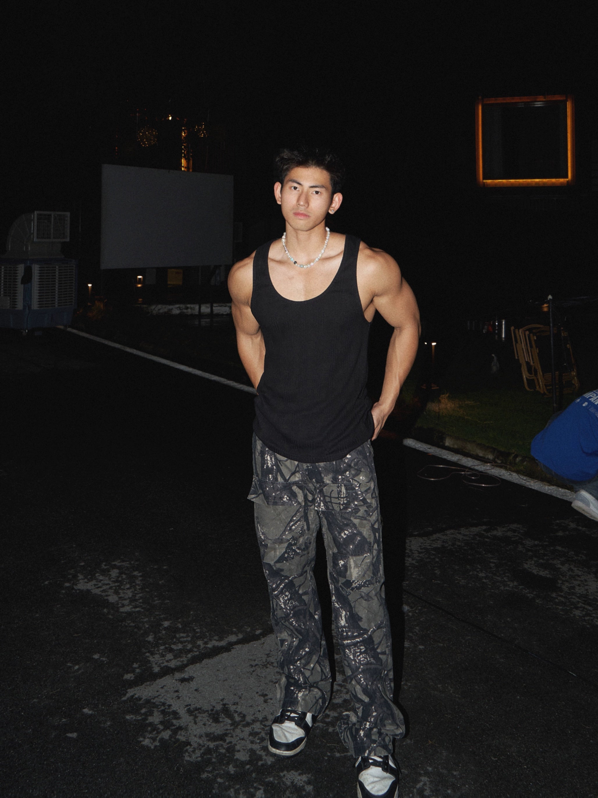 Ribbed Tank Athletic Muscle Top