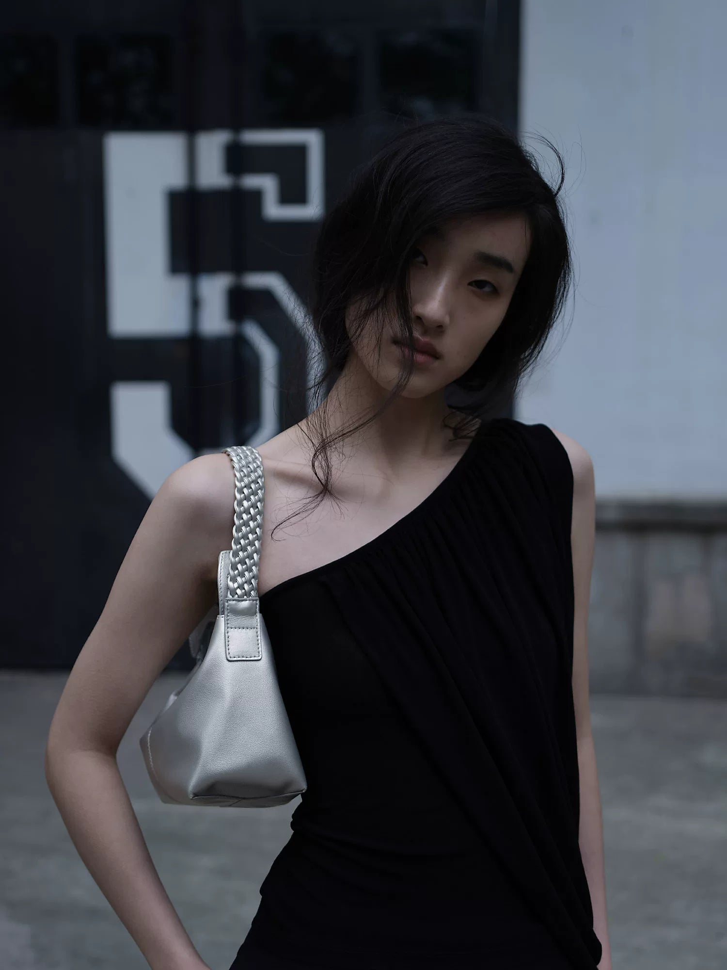 Braided Handle Star Moon Shoulder Bag - view 2