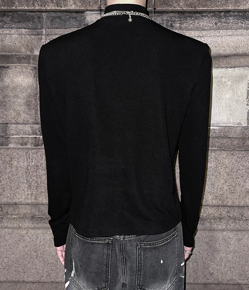 Neverm Studded Gothic Knit Turtleneck
