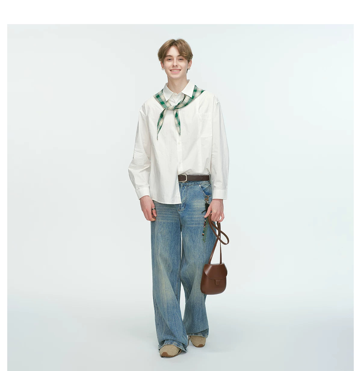 MonoFrame Relaxed Poplin Shirt