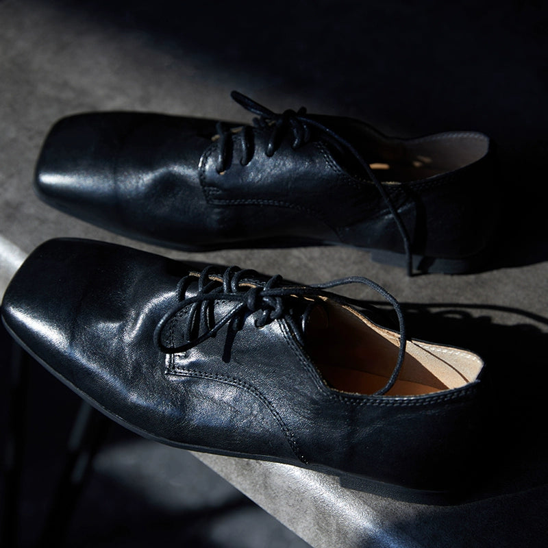 Vintage Leather Oxford Shoes
