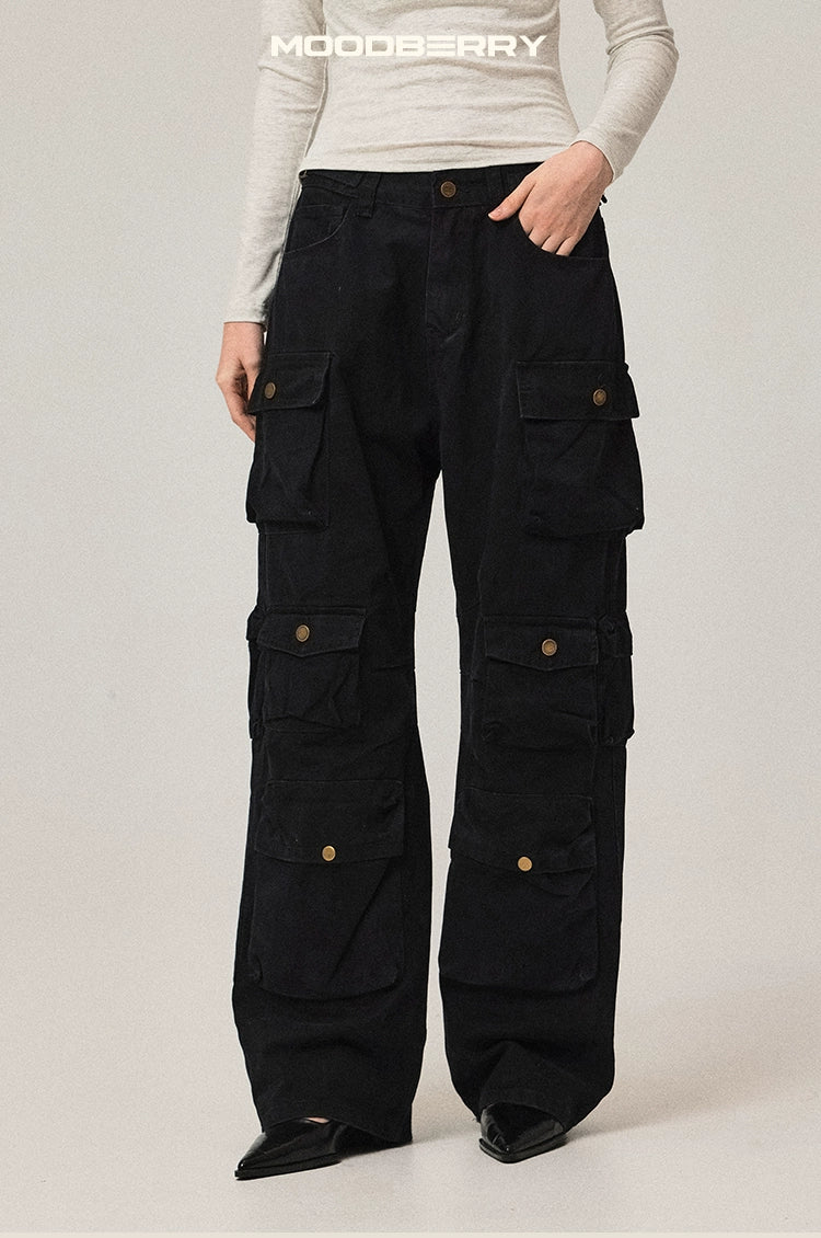 Pantalon à jambes larges occasionnels en vrac hip-hop