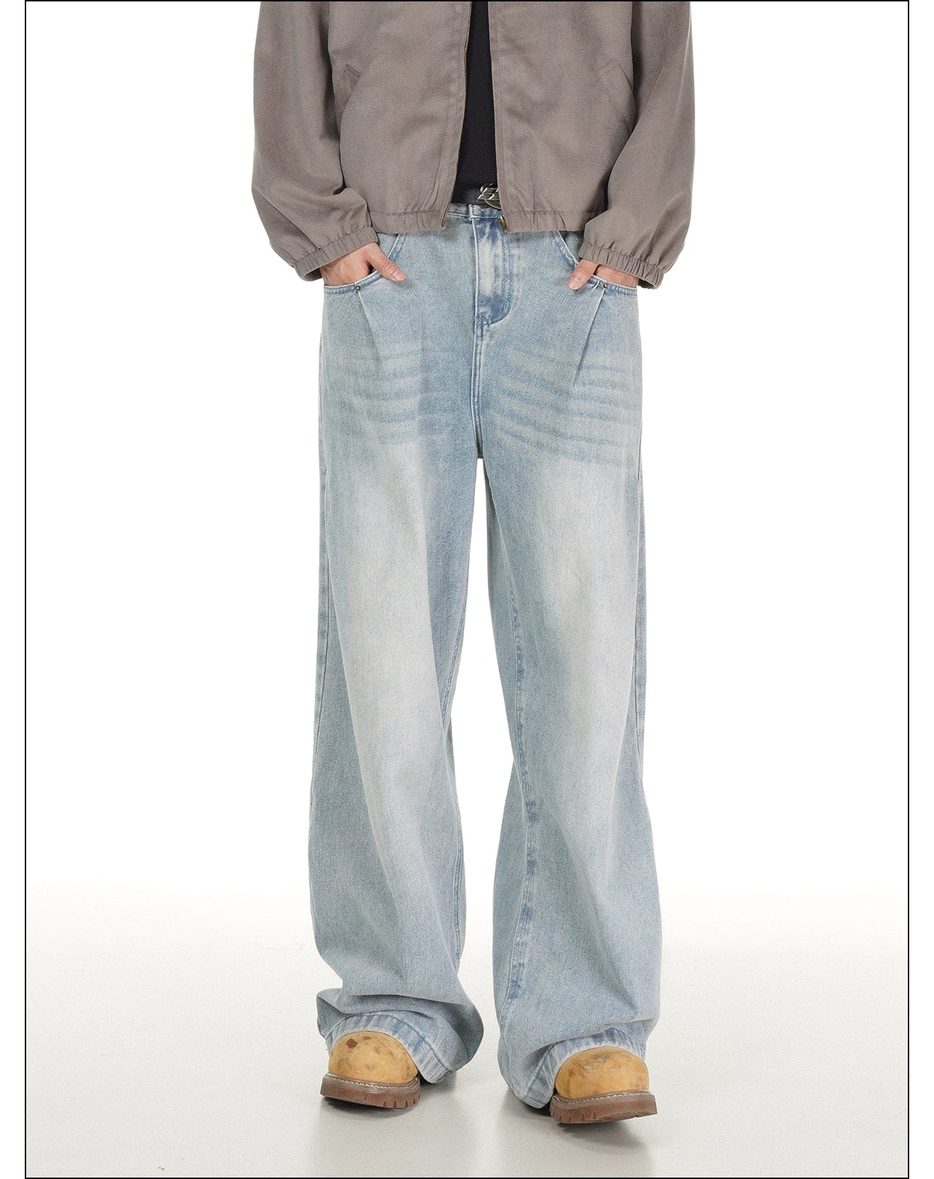 Glacier Wash Giant Leg Jeans