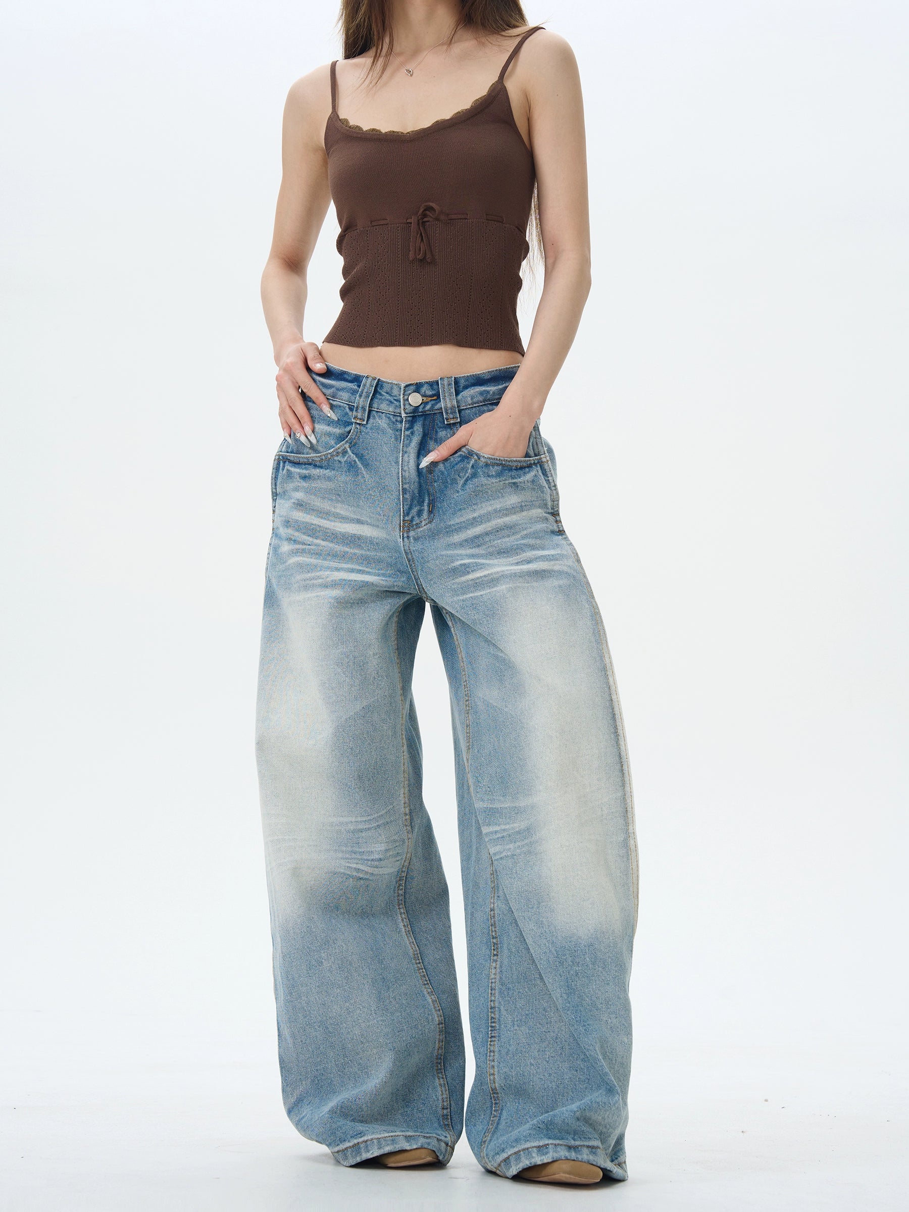 Baggy Wide Leg Jeans