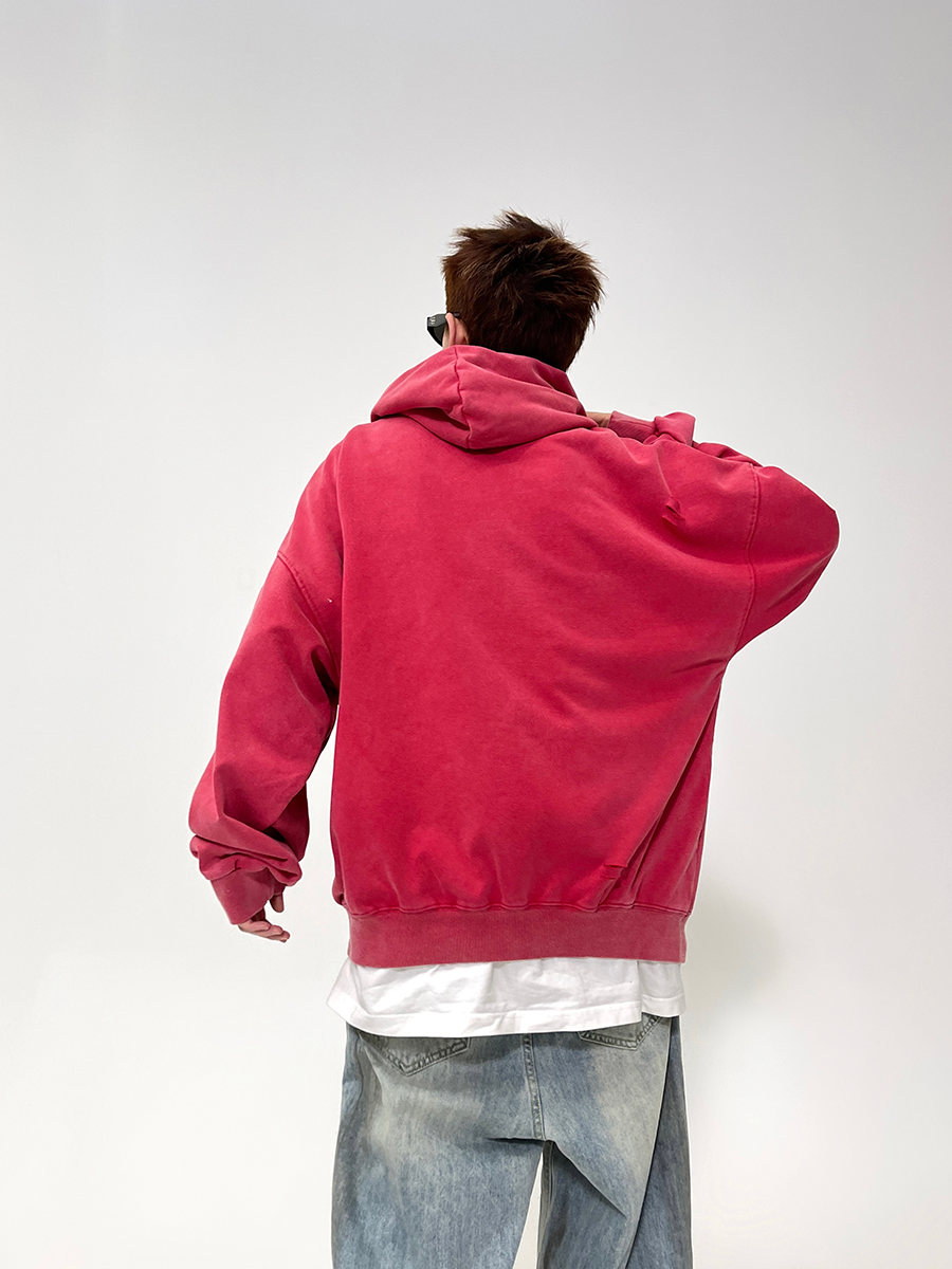 Emblem Oversize Badge Hoodie