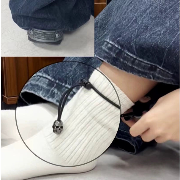 Wide-Leg Jeans Cuff Tidy Clip