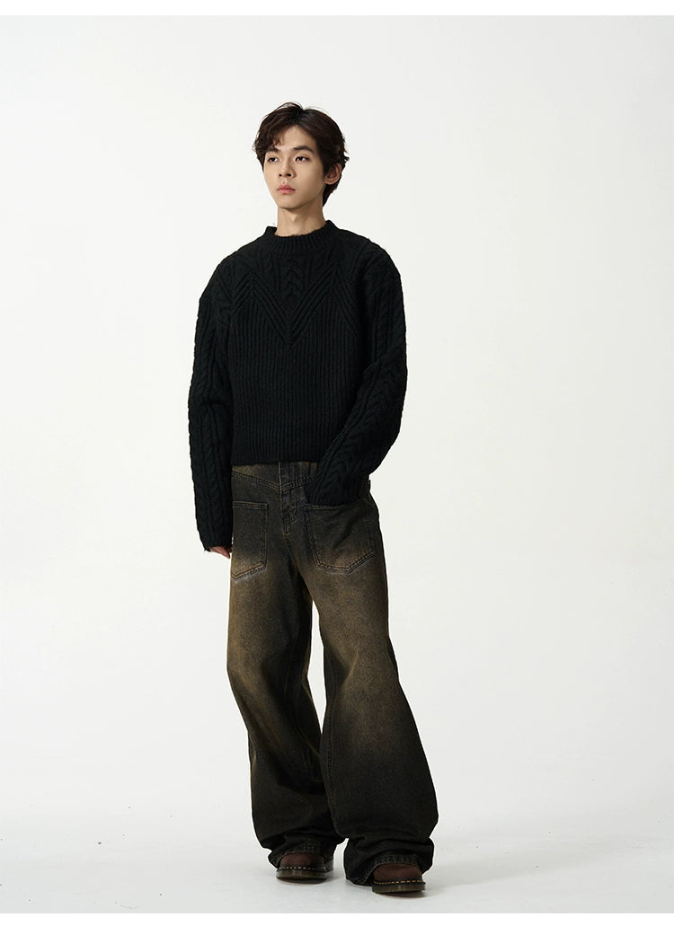 Full Cable Knit Sweater