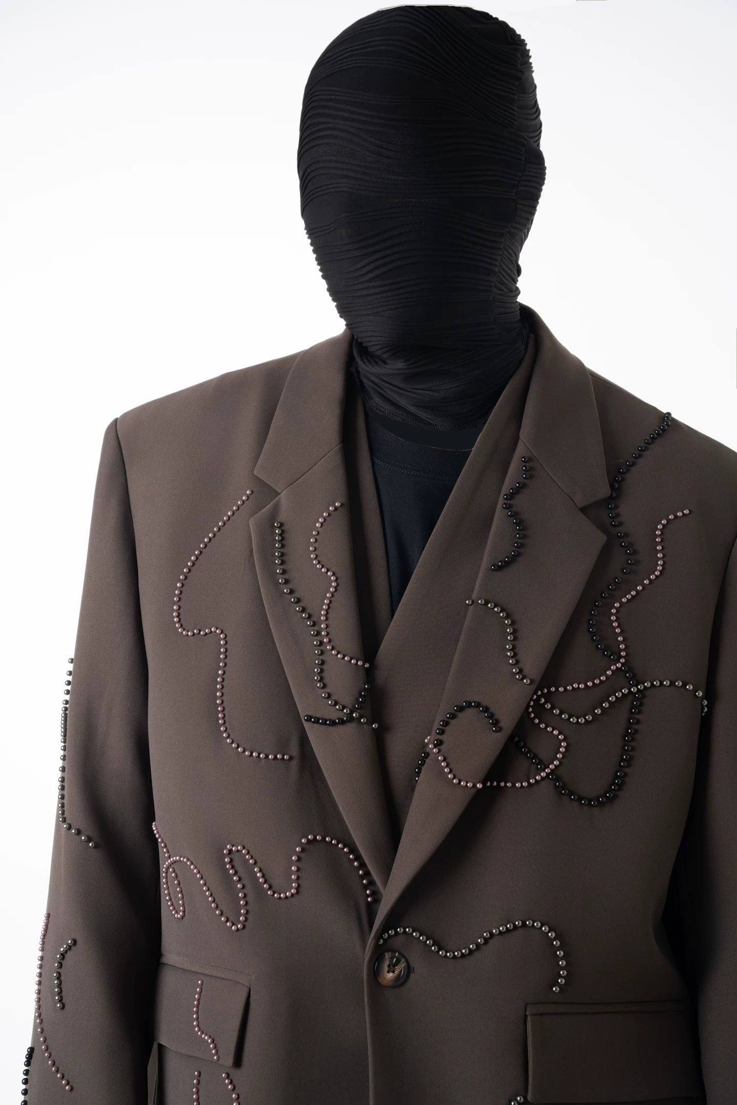 Nebula Circuit Beaded Statement Blazer