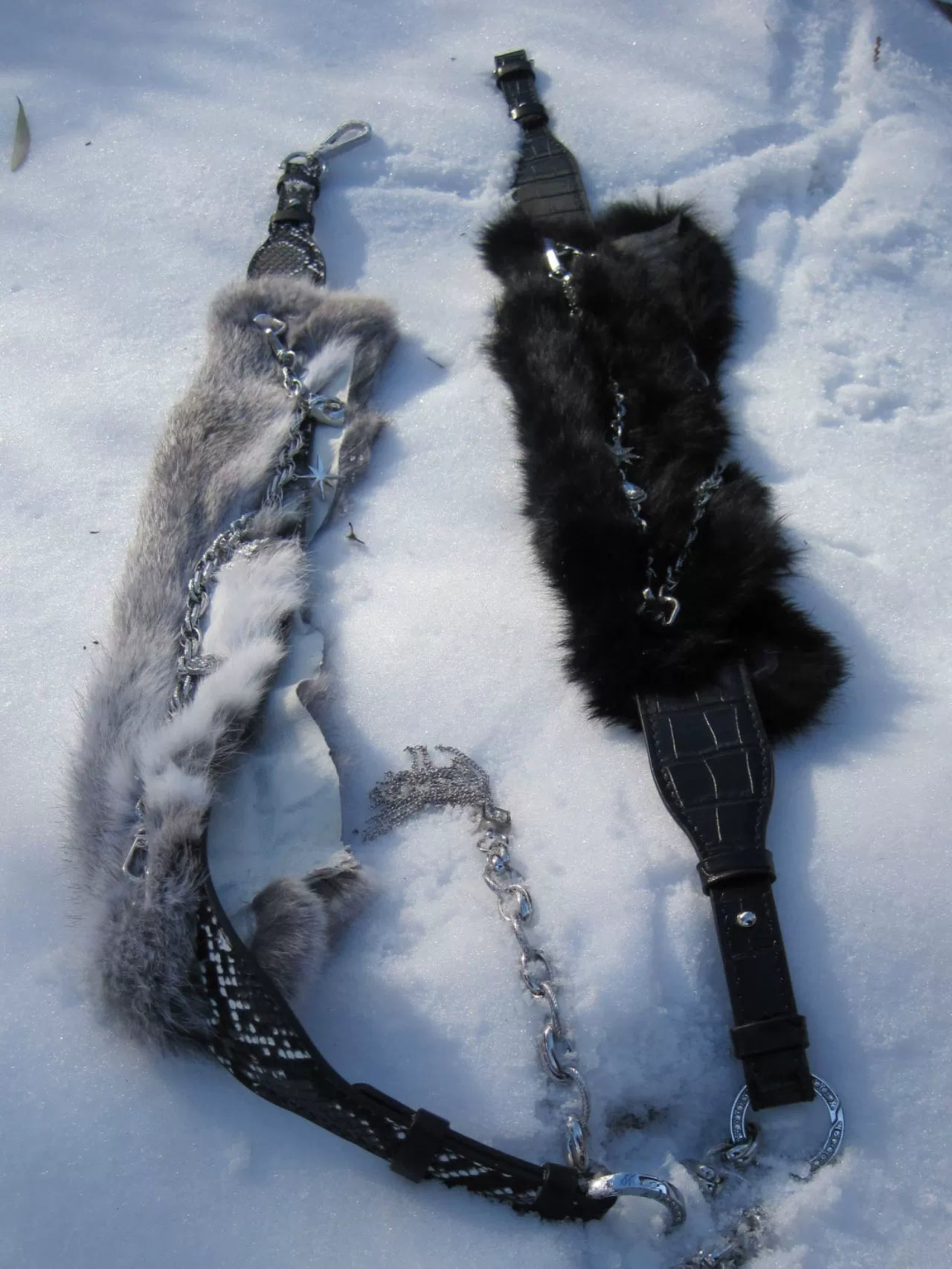 Subculture Rabbit Fur Belt