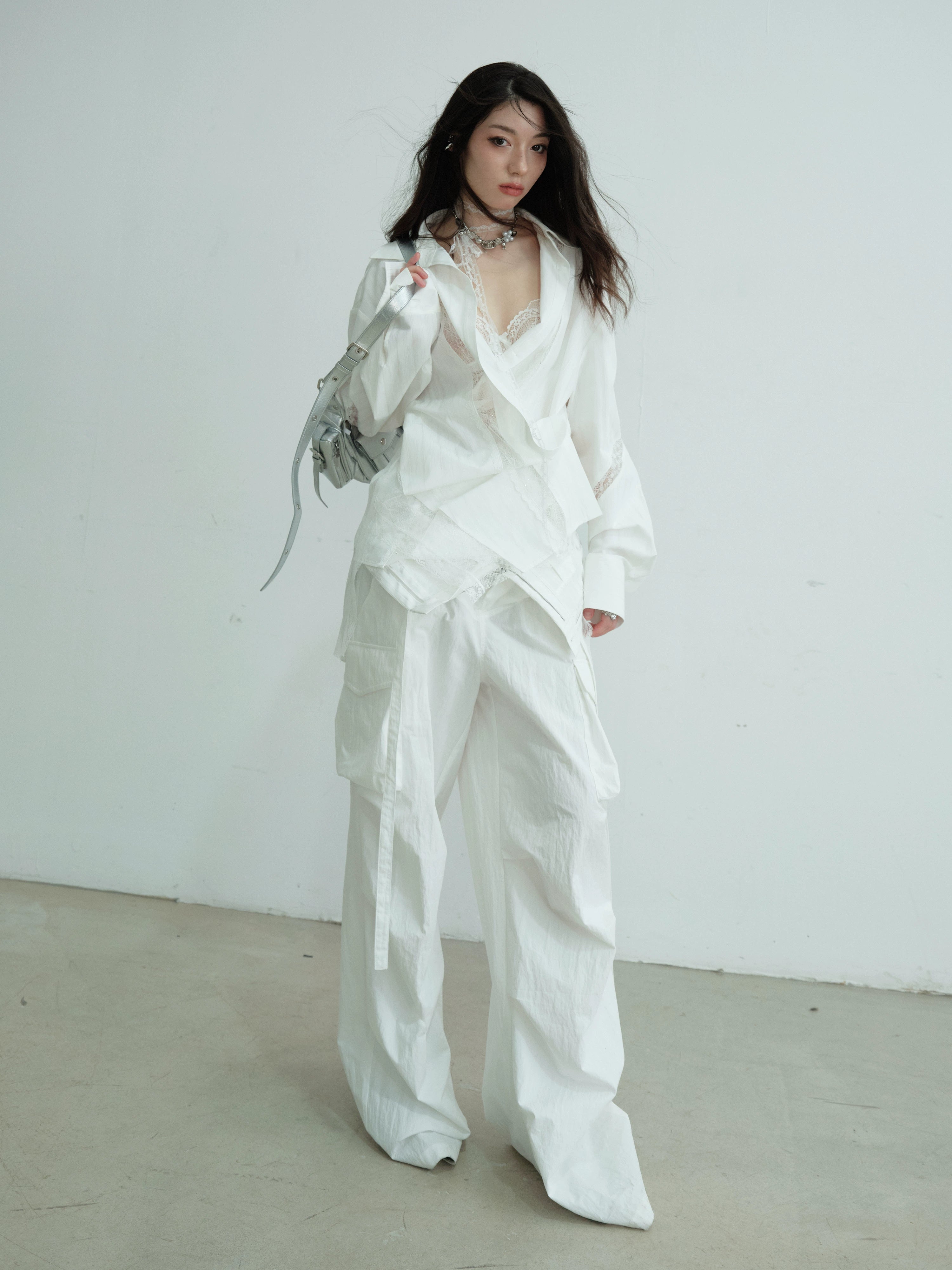 Classic White Cotton Long Sleeve Shirt
