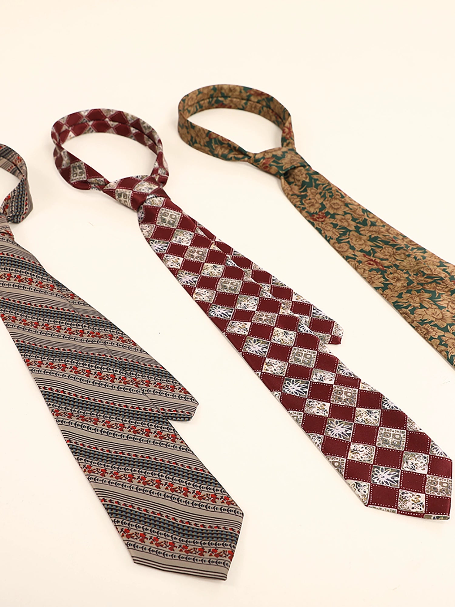 Vintage Patterned Necktie