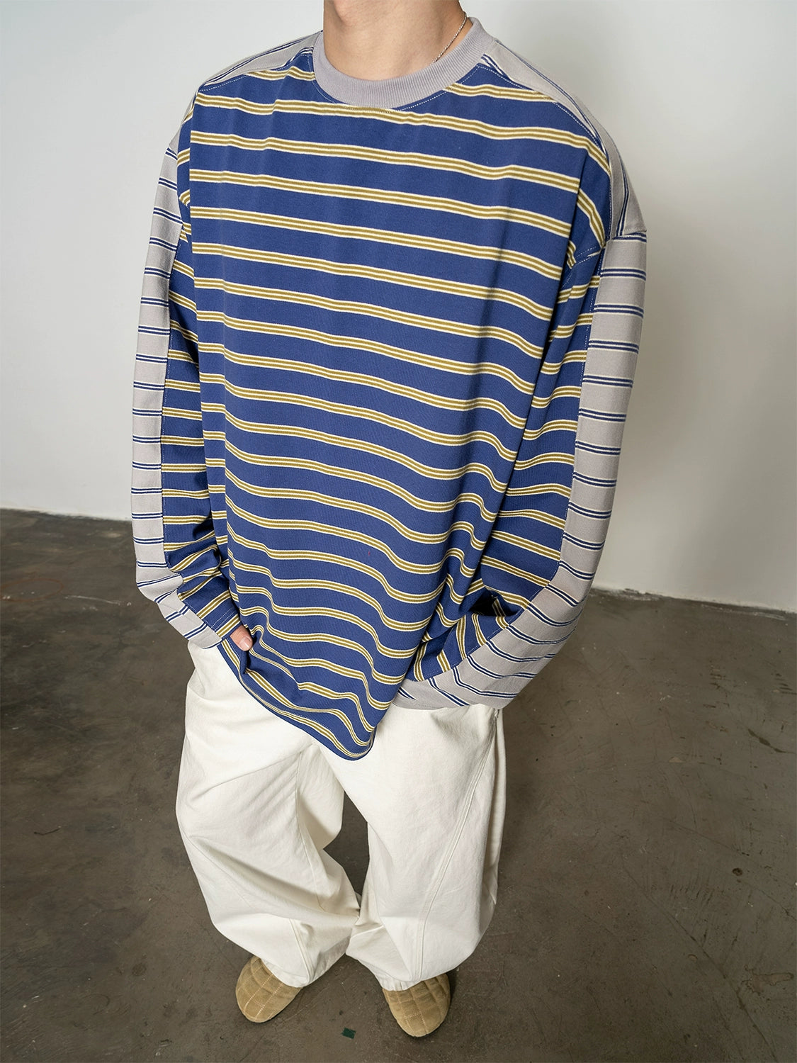 Solar Drift Dual Stripe Sweatshirt