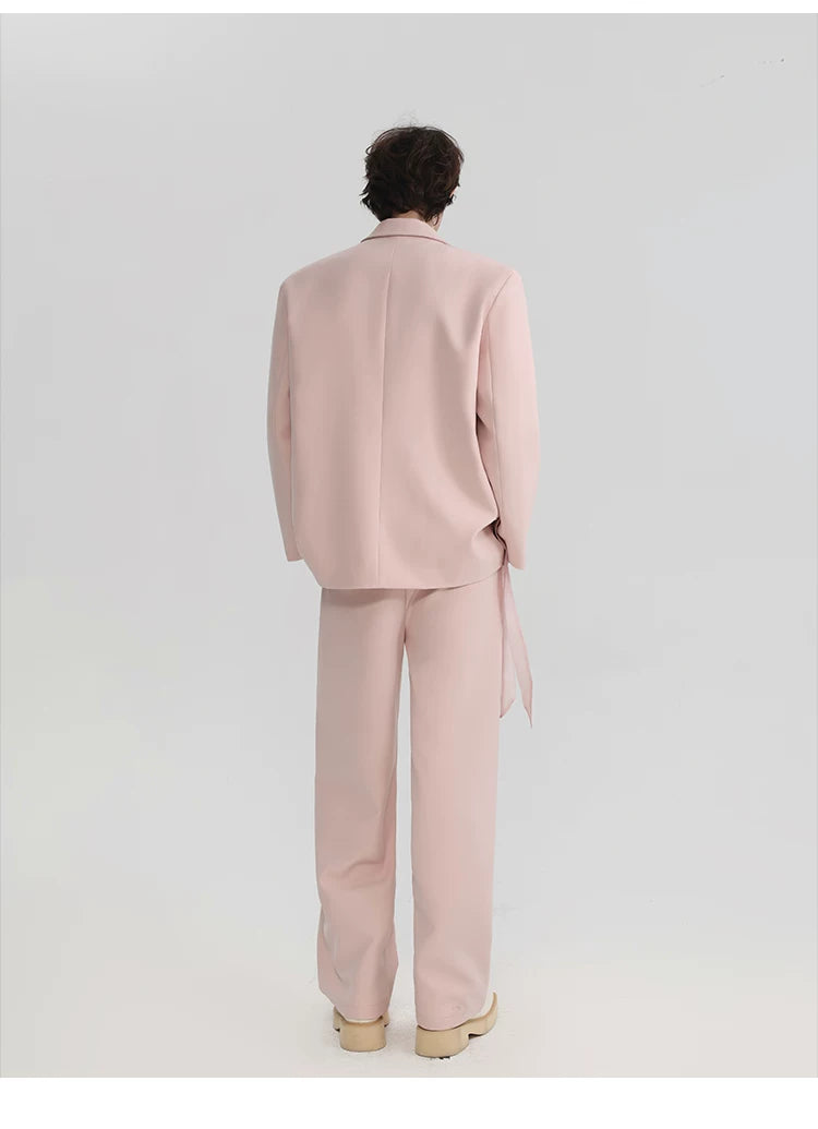 Blush Rose Drift Sculpted Blazer