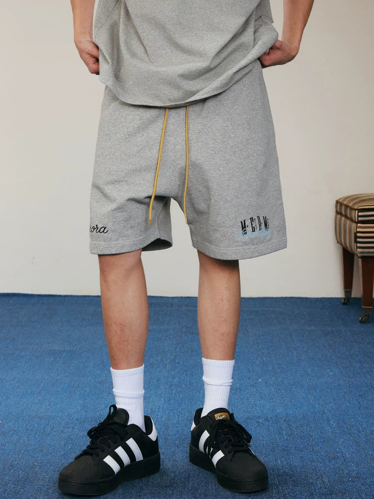 Metroline Drop-Crotch Sweat Shorts