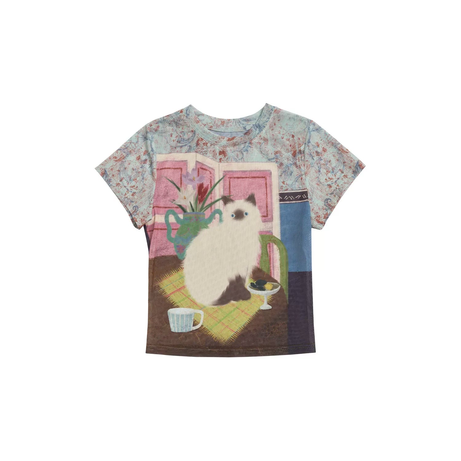Gallery Cat Dreamscape Mesh Tee