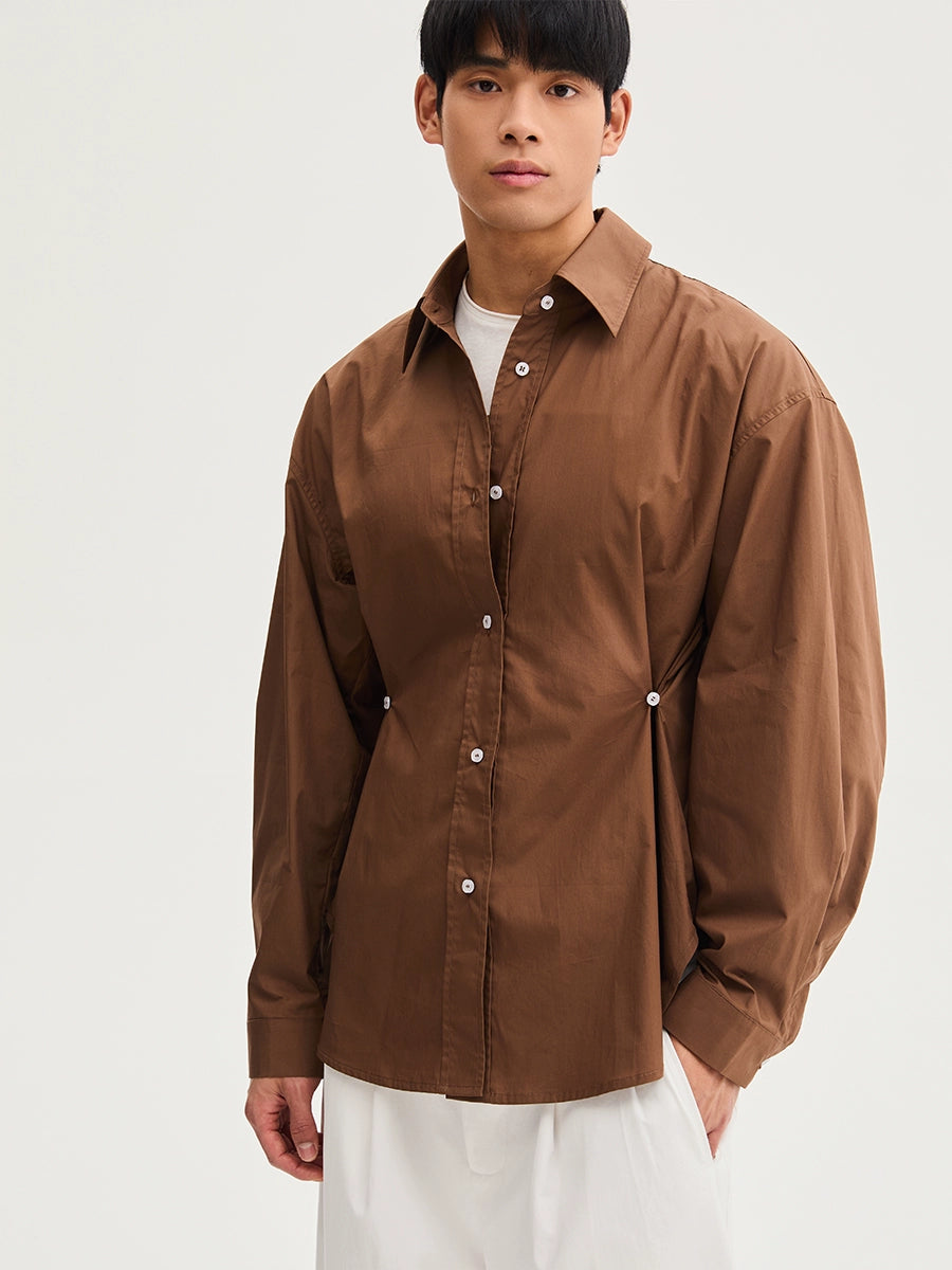 AzureDrift Oversized Breeze Shirt