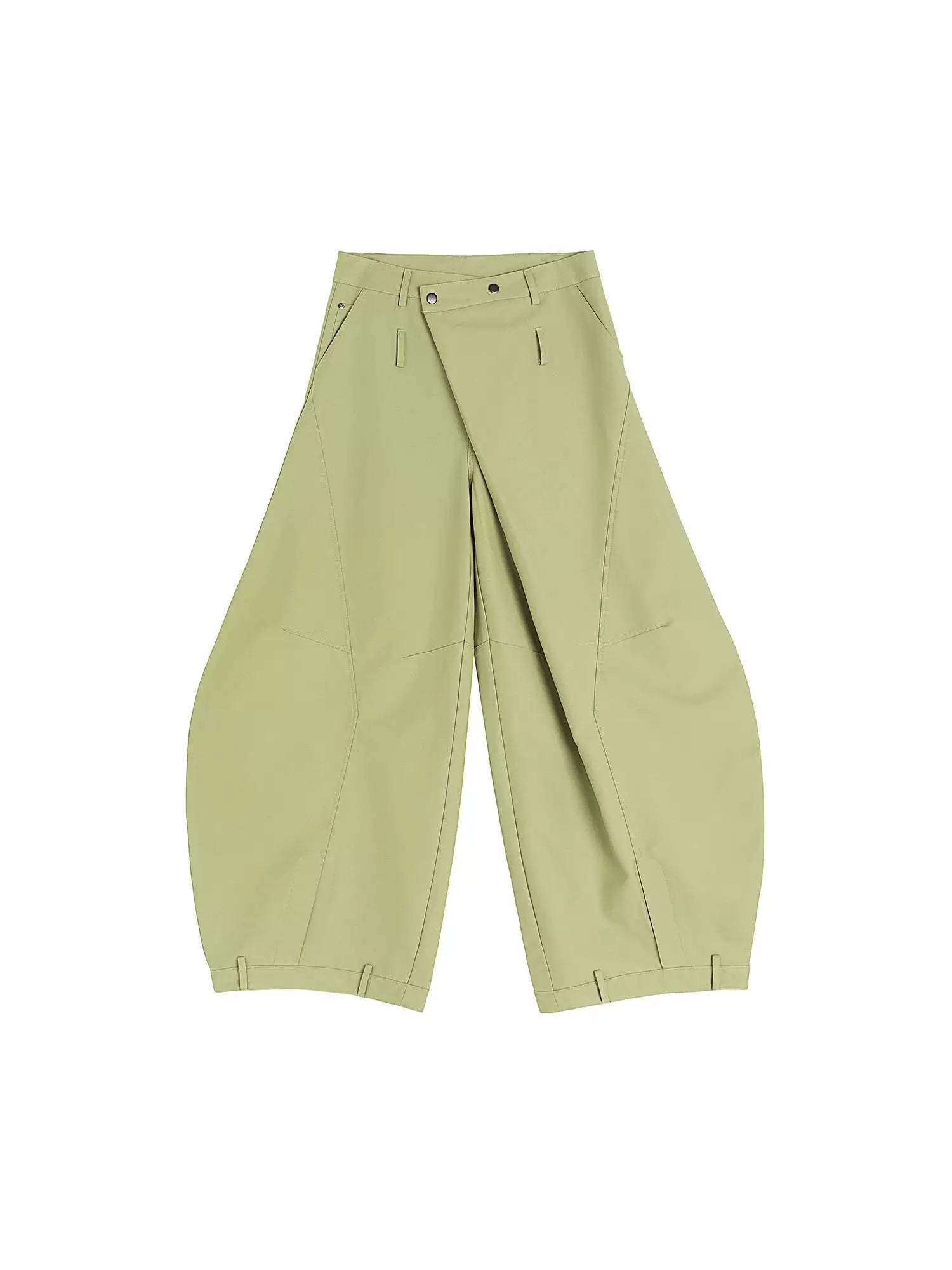Fold Sculpted Wide Trousers