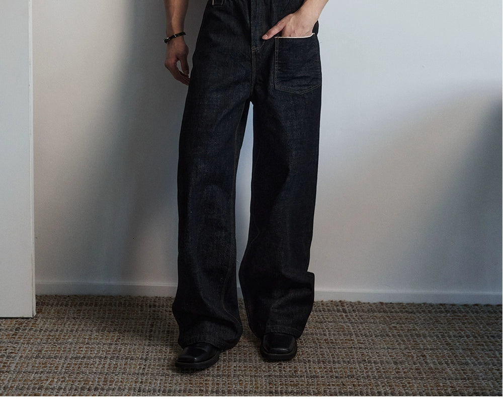 InkForge Wide Utility Jeans