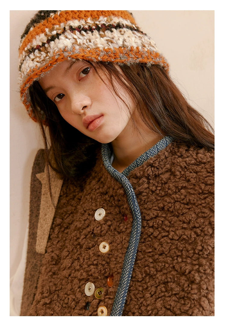 문어 텍스처 셰르파 조끼