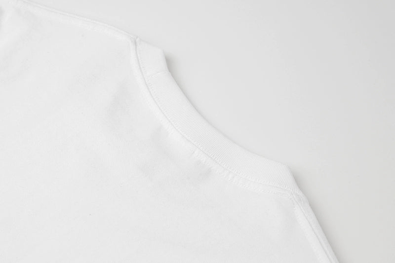 Weißes Langarm-T-Shirt