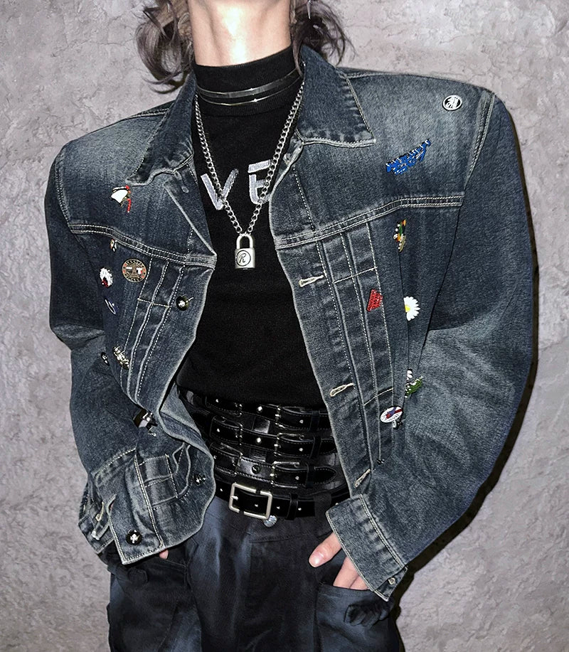 Charmstorm Pinned Relic Denim Jacket