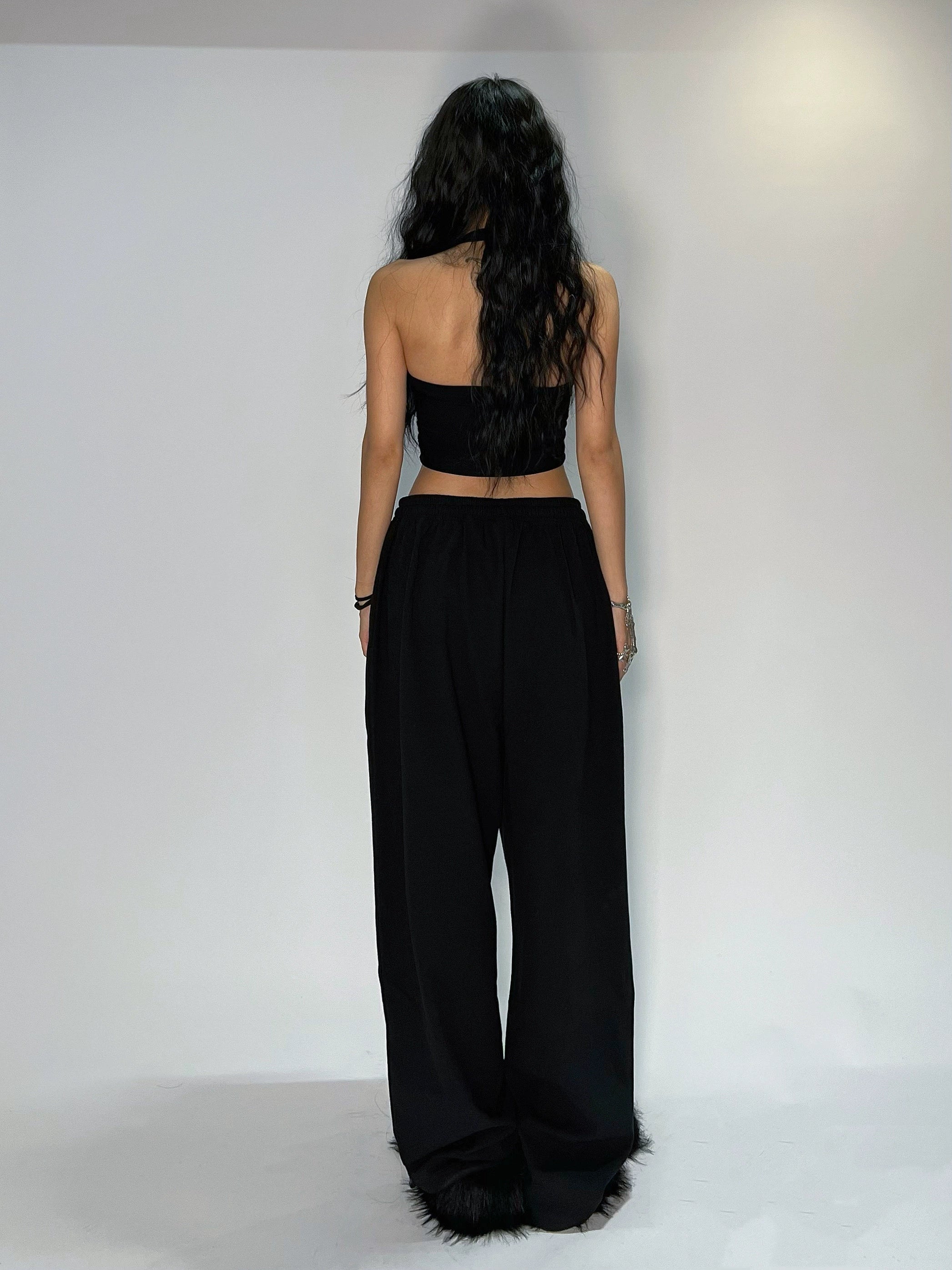 Spicy Solid Color Loose Jazz Dance Pants - chiclara