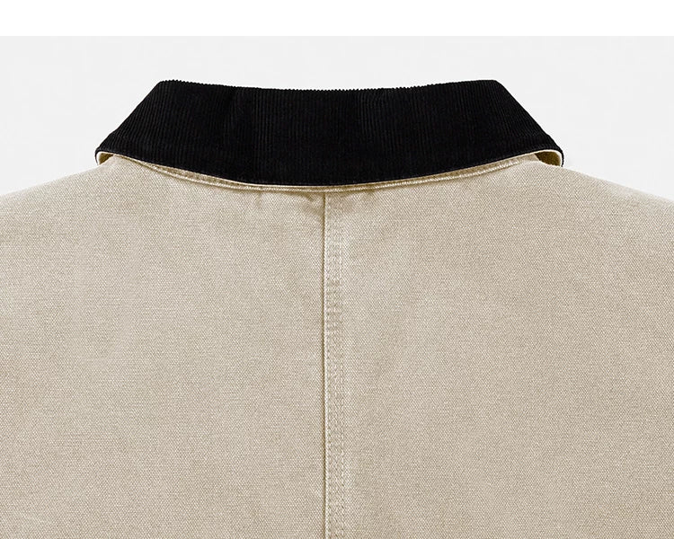 Two-Tone Quarry Collar Work Jacket
