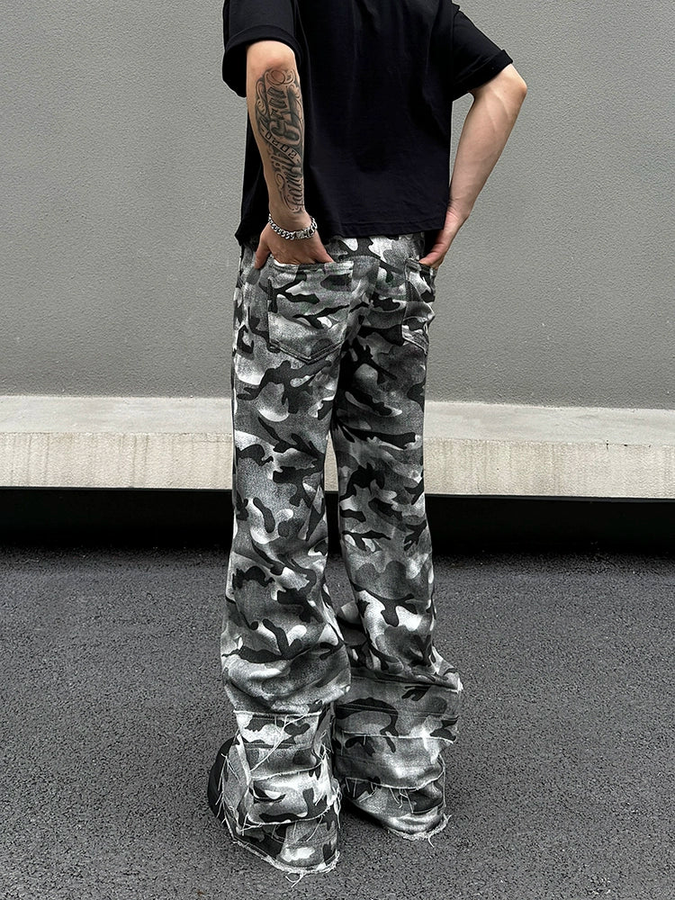 Ghost Camo Slouch Cargo Pants